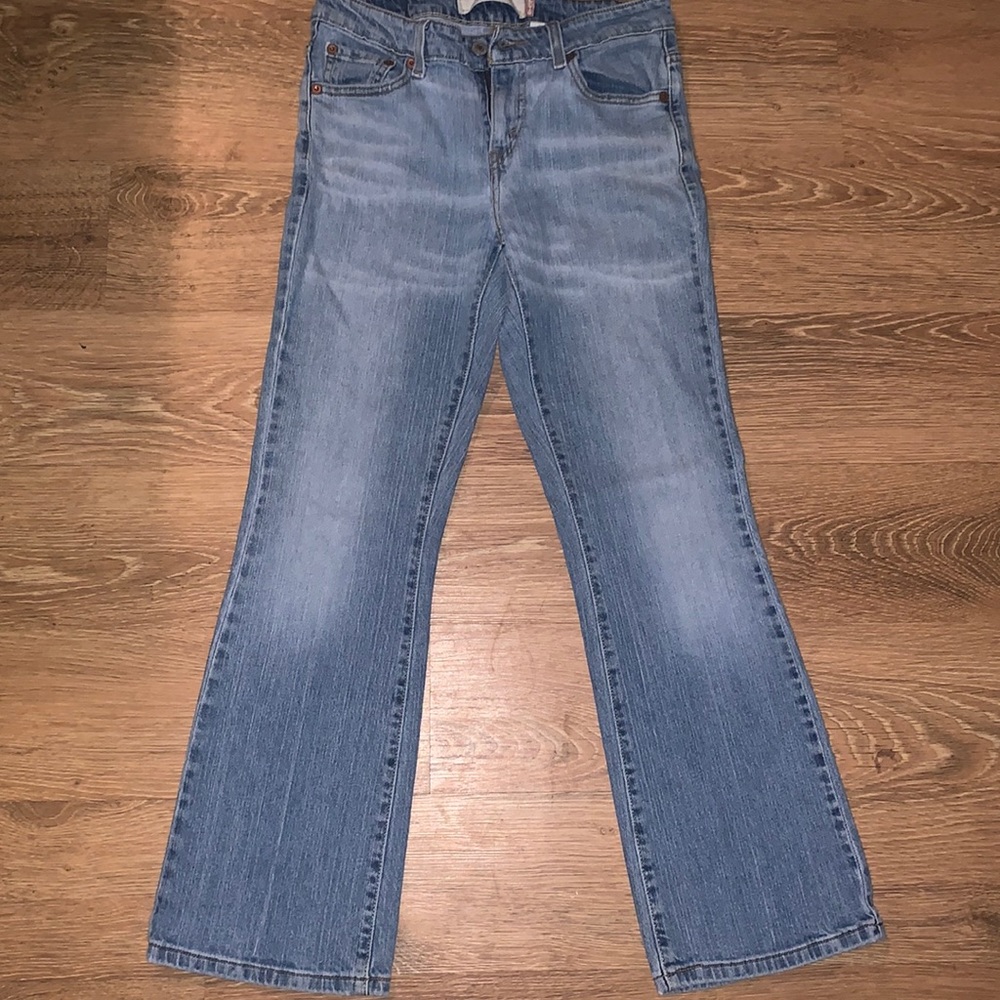 WOMENS LEVI BOOT CUT 313 JEANS SIZE 6M VINTAGE LEVIS LIGHT WASH